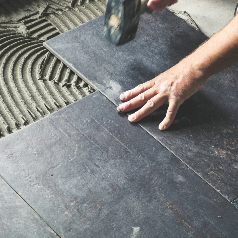 Tile Floor Installation